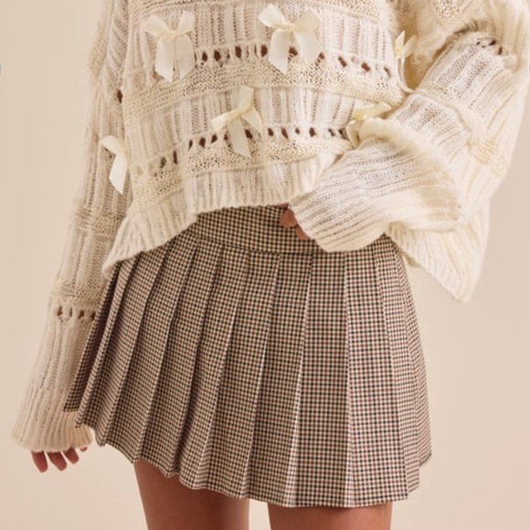 Paiton Plaid Cheer Skirt - Picture 3 of 6